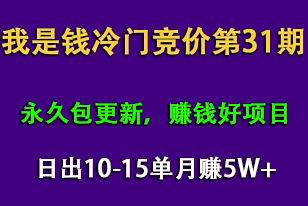 我是钱第31期网授课程网授课百度冷门竞价（完结）