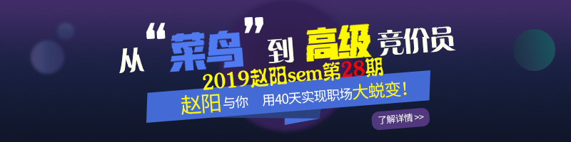 2019赵阳sem第28期赵阳竞价sem教程完结