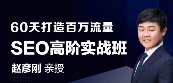 seo高阶级实战赵彦刚老师教你60天如何打造百万seo流量的？