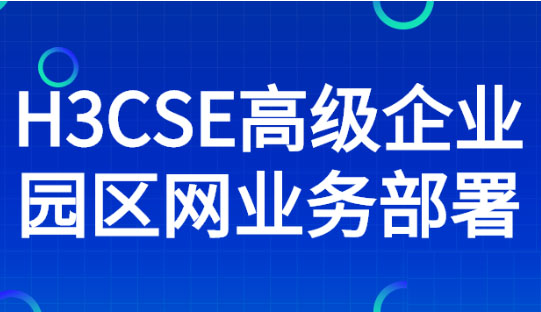 H3CSE高级企业园区网业务部署视频课程