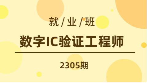 E课网 数字IC验证工程师就业班